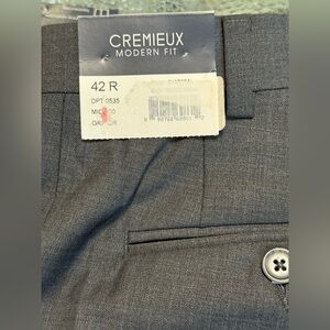 Daniel Cremieux Gray Modern Fit Dress Pants